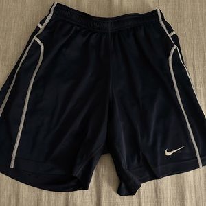 Mens Nike Navy Blue Dri-Fit Shorts